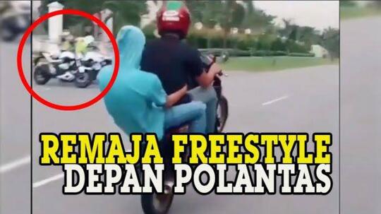 Freestyle Motor Liar Berbahaya, Banyak Yang Celaka!! Tapi Kok Ga Ada Kapoknya?