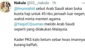Sindir Keras PKS, Netizen: Bagi Mereka Hoax Sebagian dari Iman