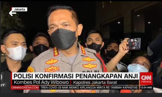 ANJI TERJERAT NARKOBA JENIS GANJA