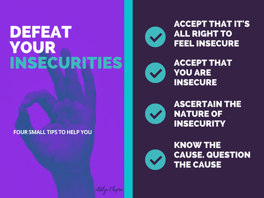 How To Kill Insecurity ??? : Buat Kamu Yang Suka Merasa Insekyur kek Sayur....