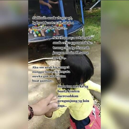 Viral Video Aksi Anak Seorang Yutuber Waktu Ngonten Di Tempat Wisata, Menuai Kecaman!