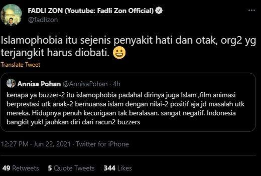 Annisa Pohan Heran AdaBuzzer Beragama Islam Tapi Islamophobia, Fadli Zon Beri Jawaban