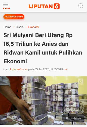 Curhat Ridwan Kamil, Anies & Sri Sultan: Anggaran Kami Krisis,Semuanya Terserah Pusat