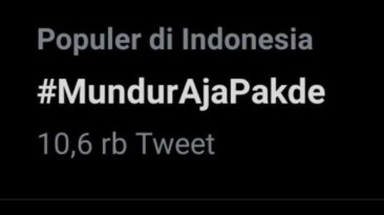 Desakan Jokowi Mundur Trending Twitter: Mundur Lebih Bermartabat Daripada Diturunkan