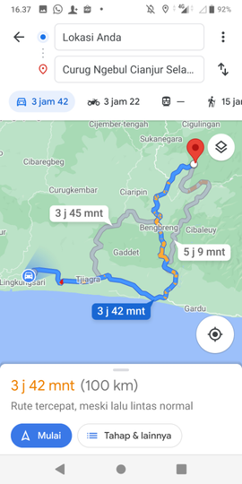 Nikmati Keindahan Curug Ngebul Pagelaran, Cianjur Selatan Bersama Smartfren Unlimited