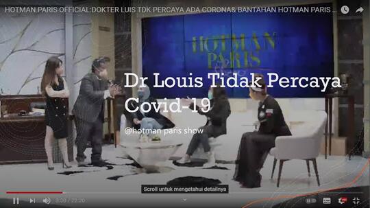 Viral, dr Louis Owien Tak Percaya Covid!! Apa Akan Ada Jerinx Jilid Dua?