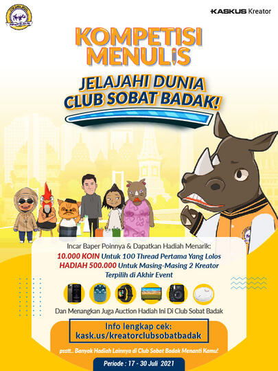 Jelajahi Club Sobat Badak, Raih Barang Impianmu pada Auction & Ikuti Event Kreatornya