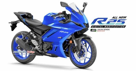 Keren Banget!! New Yamaha R25 2022 Siap Meluncur, Apakah Ninja ZX-25R Ketar-Ketir?