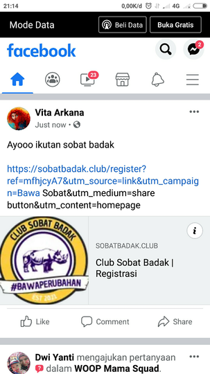 Tetap Happy Ditengah Pendemi Dengan Club Sobat Badak !