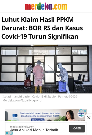 Hattrick Kasus Kematian selama Tiga Hari PPKM Level 4