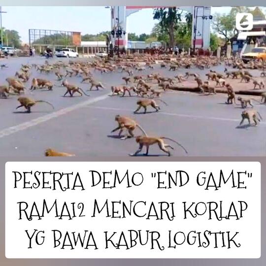 Nasi Bungkus Telat Dibagikan, Massa Aksi 'Jokowi End Game' Pingsan Kelaparan
