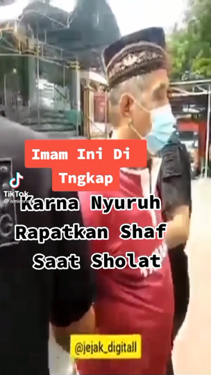 Imam Ditangkap Karena Nyuruh Rapatkan Shaf Saat Shalat, Fakta ato Hoax ??