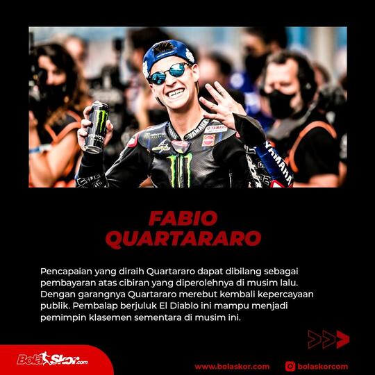 5 Pembalap dengan Performa Terbaik di Paruh Pertama MotoGP 2021