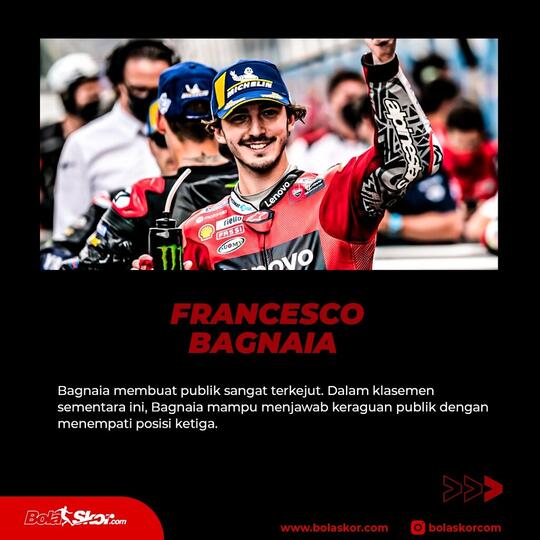 5 Pembalap dengan Performa Terbaik di Paruh Pertama MotoGP 2021