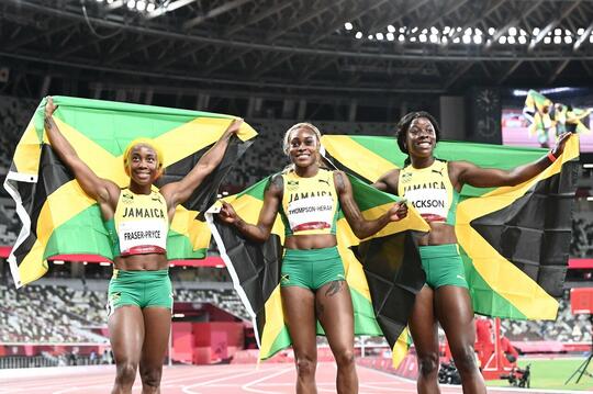 Cerita Menarik Usai Sprinter Jamaika Sapu Bersih Medali di Olimpiade Tokyo 2020 !!!