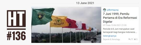 7 Juni 1999, Pemilu Pertama di Era Reformasi Digelar