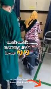 Wow! Emak-emak Ini Antar Pasien, Motor Langsung Masuk ke Ruang IGD Rumah Sakit