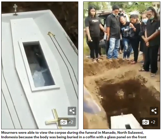 Viral Video Kuburan Dengan Tutup Transparan. Bisa Melihat Mayat Terurai Dong ?