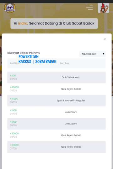 Selesaikan Misi, Dapatkan Baper Poin dan Incar Barang Impian di Club Sobat Badak