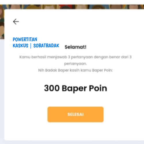 Selesaikan Misi, Dapatkan Baper Poin dan Incar Barang Impian di Club Sobat Badak