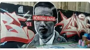 Mural Wajah Jokowi Ditulis '404: Not Found, Kreatif Atau Kritik?