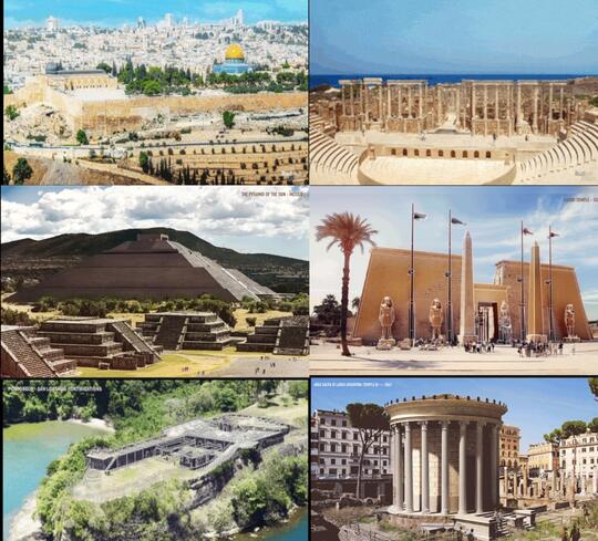 14 Reruntuhan Monumen Sejarah Kuno yang Direkonstruksi Indah