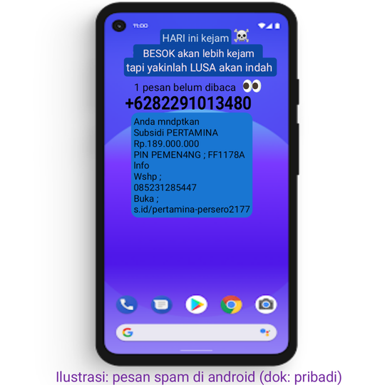 Cara Blokir Nomor "Spam dan Pesan SMS Penipu Yang Sedang Terjadi Di Dunia Internet
