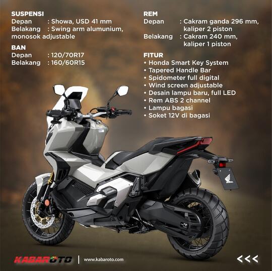 Honda X-ADV Terbaru Sudah Rilis Harga