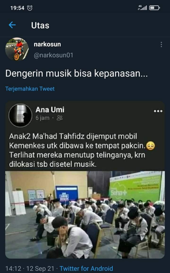 Para Santri Tutup Telinga Saat Diputar Musik di Area Vaksin, Begini Komentar Netizen!