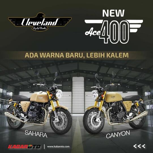 Rp72 Jutaan, Cleveland Cyclewerks ACE 400 Punya 2 Warna Baru Di Indonesia