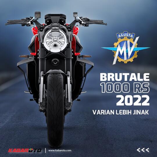 MV Agusta Brutale 1000 RS 2022, Varian Lebih Jinak
