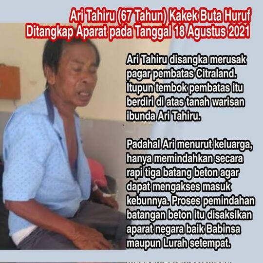 Surat Sang Jenderal TNI, Untuk Babinsa Yang Dipanggil Polisi Akibat Tanah Ciputra