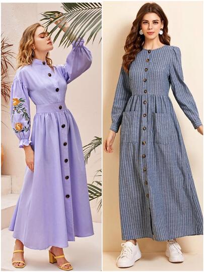 Model Dress Wanita Muslimah Tidak Mengenal Zaman, Sista Wajib Punya!
