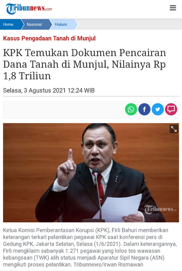 Usai Diperiksa KPK, Prasetyo Edi: Itu Eksekutif Harus Bertanggung Jawab