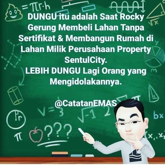 BPN Pastikan Tanah yang Ditempati Rocky Gerung Milik Sentul City