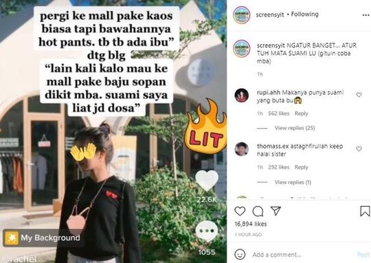 Viral Ibu-ibu Tegur Outfit Cewek di Mal: Gak Sopan, Suami Saya Lihat Jadi Dosa!