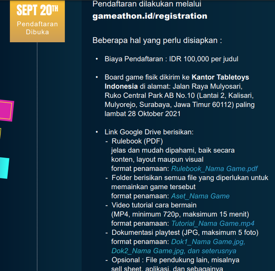 Gameathlon 2021 : Ajang Desain Boardgame Nasional Terbesar Tahun Ini
