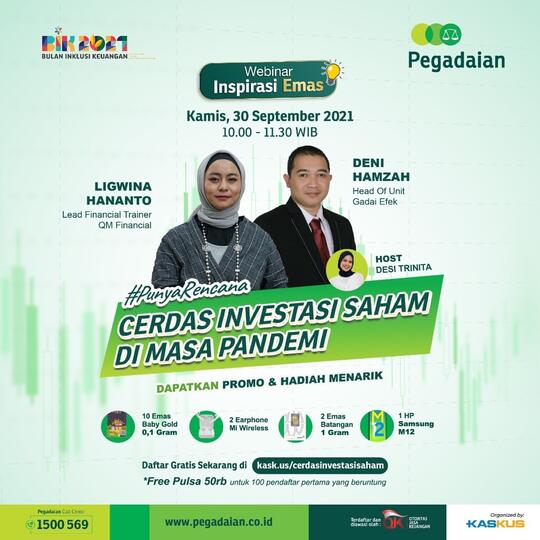 Webinar Emas #PunyaRencana Adaptasi Bisnis di Era Pandemi - Free - Peserta Terbatas