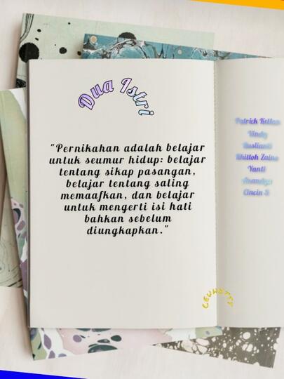 Review Buku; Dua Istri, Solusi Ketika Hati Dipaksa Harus Berbagi