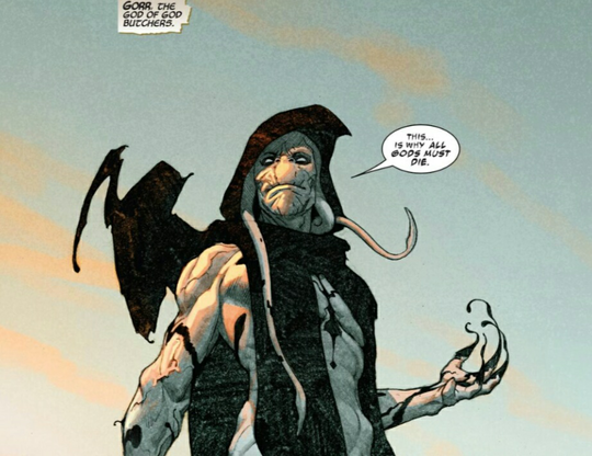 Asal Usul Gorr The God Butcher (Marvel/MCU), Antagonis Thor, "Si Pembantai Dewa"