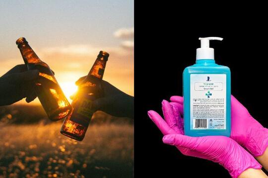 Nekat Campur 'HAND SANITIZER', 2 Pesta Miras Oplosan Ini Bikin Netizen Bingung !