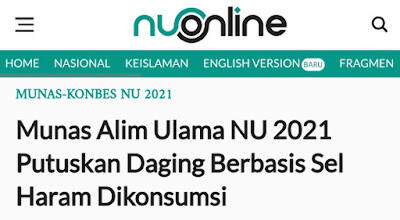 Daging Hasil Lab Kenapa Diharamkan Munas Ulama NU?