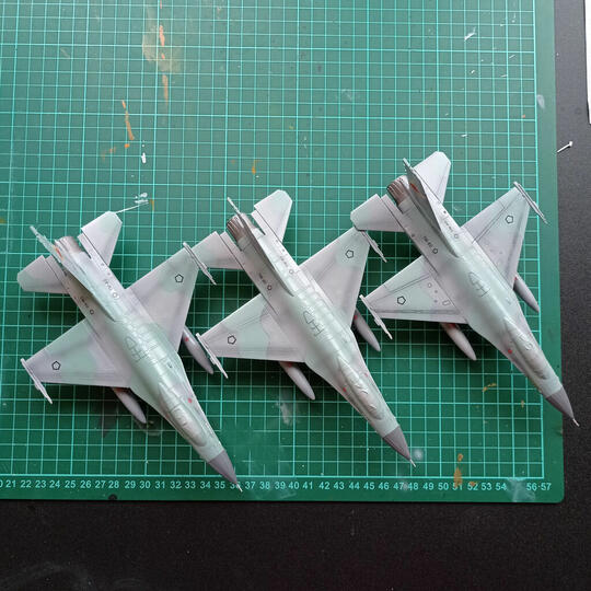 Marathon Merakit 3 (tiga) F-16A TNI-AU Sekaligus