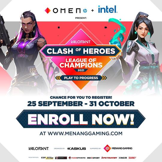 Raih Hadiah Total Puluhan Juta Rupiah dengan Daftar OMEN Clash of Heroes Sekarang!