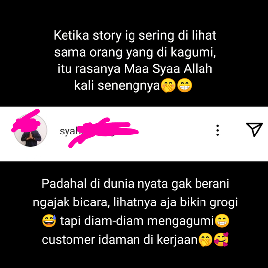 PENGAGUM RAHASIA (CUSTOMER IDAMAN)
