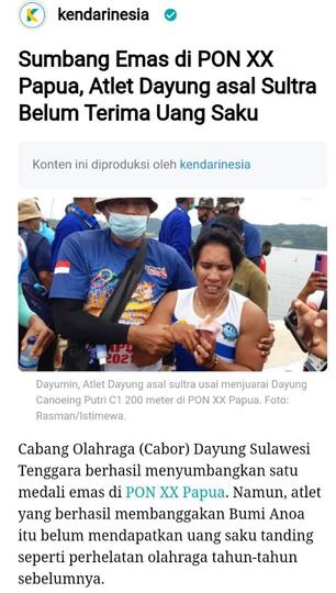 Dibalik Kiprah Sukses Para Atlet PON XX Papua, Ada Hutang Sampai Galang Dana!