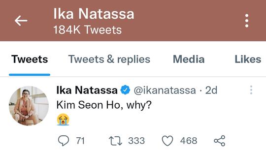 Ada Mengapa pada Kim Seon Ho, Kemenpora dan Ika Natassa