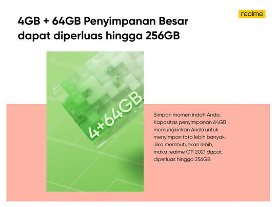 realme Manjakan Konsumen dengan C11 2021 varian 4GB+64GB, Harga Sejutaan!