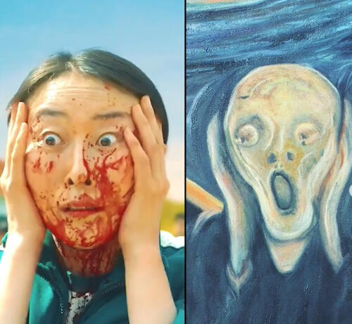 4 Karya Seni Tersembunyi di Serial Squid Game ini ternyata ada di Kehidupan Nyata