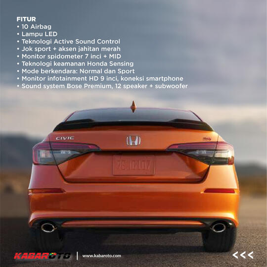 Honda Civic Si 2022 Kian Menggoda